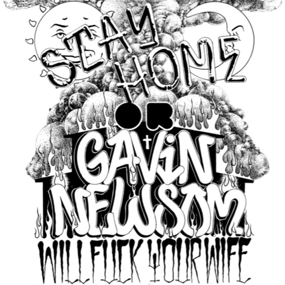 Gavin Newsom is a grease ball… GILDEN POCKET T-SHIRT